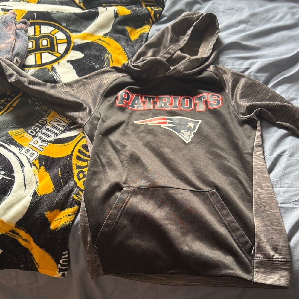 Patriots Kids Hoodie - Black